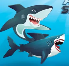 angry sharks